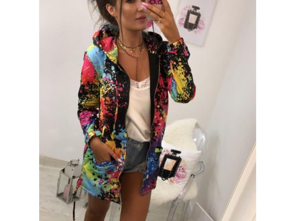 Dámská barevná Bunda "style"