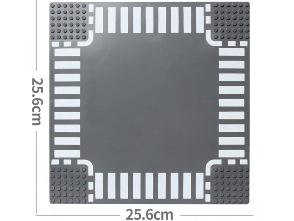 Zábavná Stavebnice Silnice podklad 4 kusy
