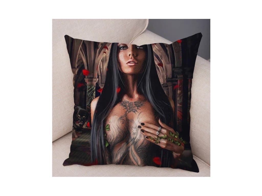 Plyšový sexy povlak na polštář 45x45 typ 7