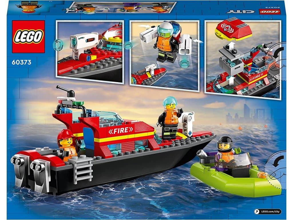 LEGO 60373 Městský hasičský člun