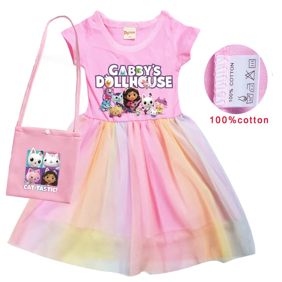 Girls Sequin Princess Party Dress Summer Casual Kids Clothes Children Robe Vestidos