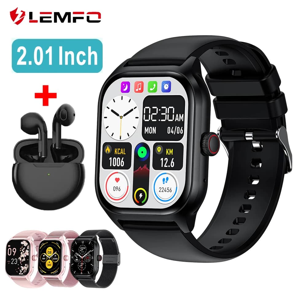 Chytré hodinky Android Bluetooth Volání Dotykový displej Hudba Fitness Tracker Sportovní chytré hodinky 2024