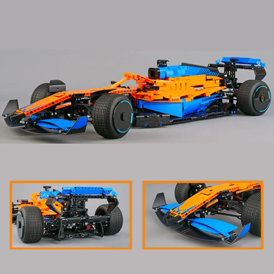 Stavebnice s motivem závodního vozu Formule 1 - vzdělávací STEM stavebnice pro děti a chlapce, dárek