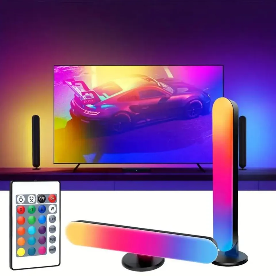 USB LED páskové světlo RGB barevné měnící se podsvícení TV s dálkovým ovládáním, synchronizací hudby a dekorací ambientního prostoru