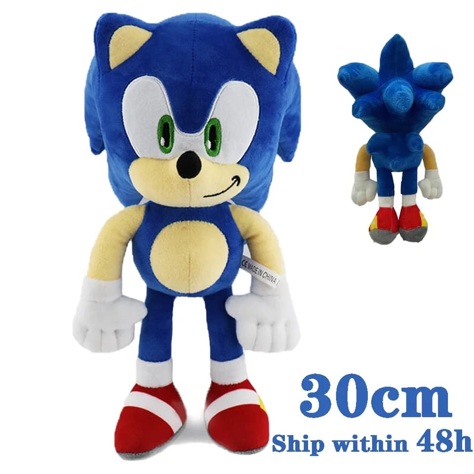 Plyšové hračky Sonic Hedgehog 20-30cm plyšová zvířátka Amy Rose Knuckles Tails dětský dárek k narozeninám