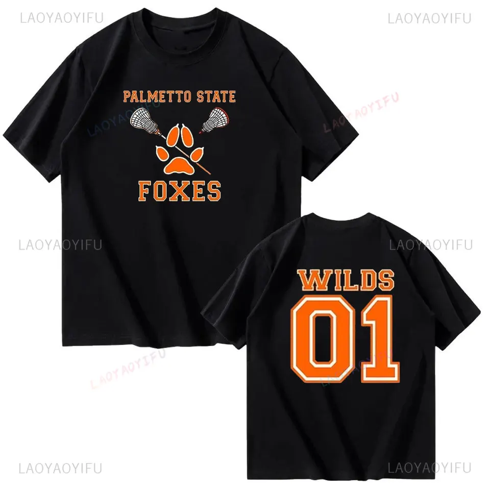 Pánské bavlněné tričko Palmetto State Foxes unisex Y2k Harajuku streetwear top EU velikosti