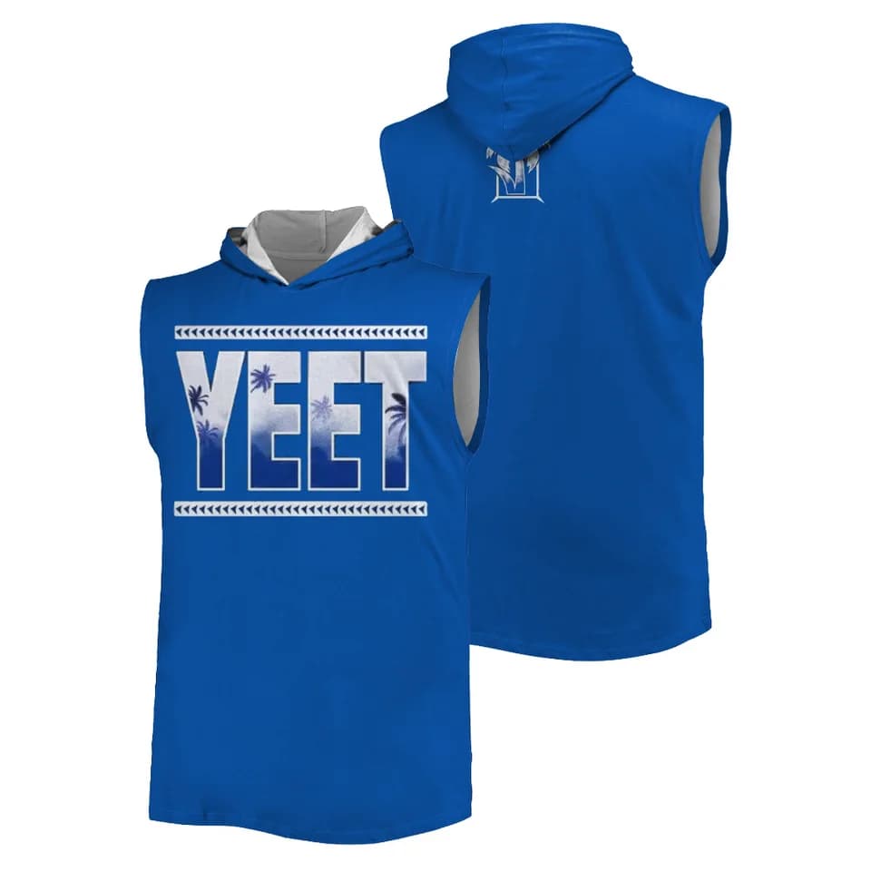 Pánské 3D tričko WWE zápas bez rukávů s kapucí rychleschnoucí sportovní fitness léto