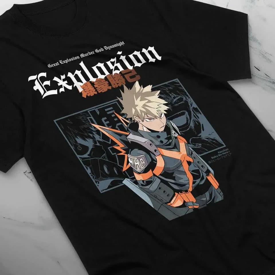 Pánské Dámské Anime Manga Tričko Grafické Oversize Bavlněné Tee Shirt Všechny Velikosti