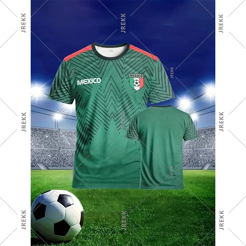 Pánský fotbalový dres Mexico - sportovní tričko pro volný čas a každodenní nošení