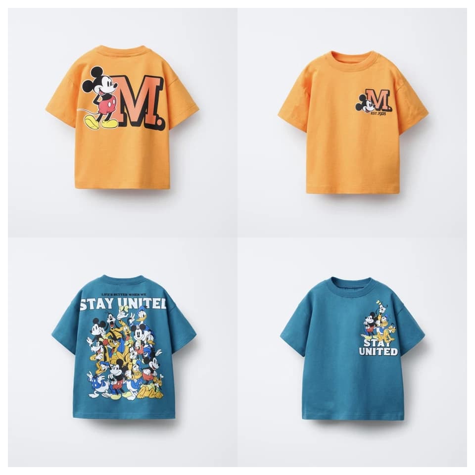 Dětské tričko Mickey Mouse letní módní bavlněné tričko pro kluky