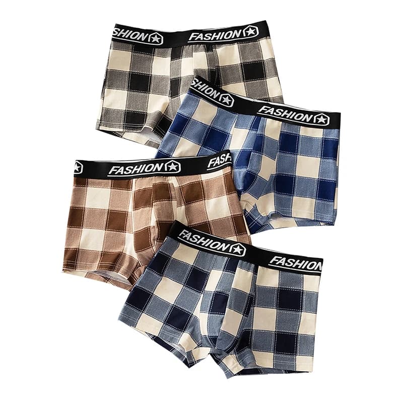 Pánské boxerky prodyšné letní módní kalhotky elastické spodní prádlo XL-5XL