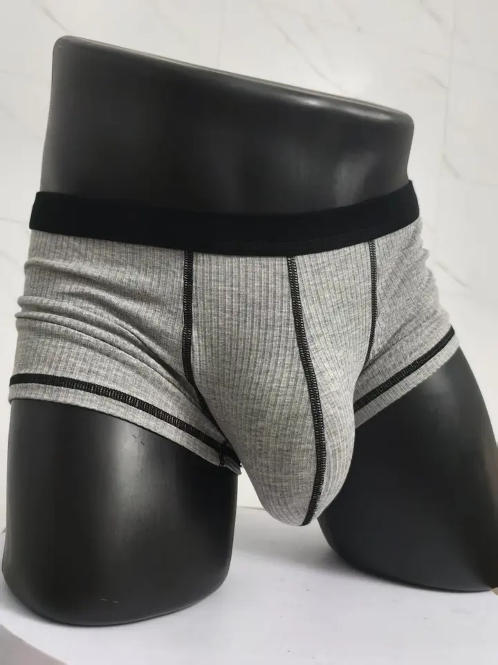 Pánské prodyšné boxerky s 3D střihem - pohodlné sportovní spodní prádlo, absorpční materiál