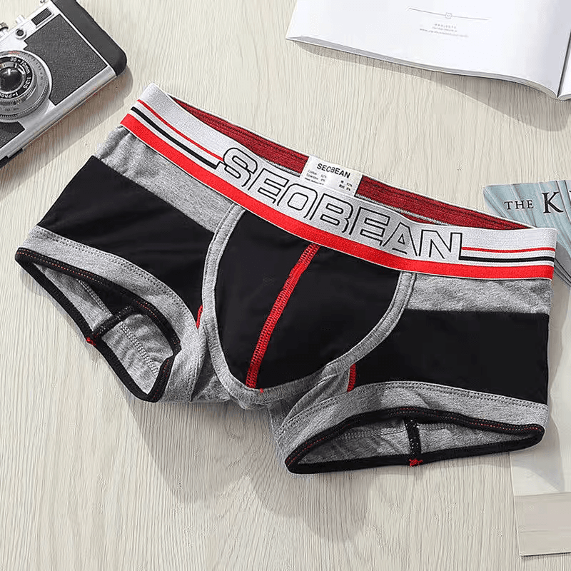 Pánské bavlněné vintage boxerky nízký střih 3 barevné varianty pohodlné prádlo