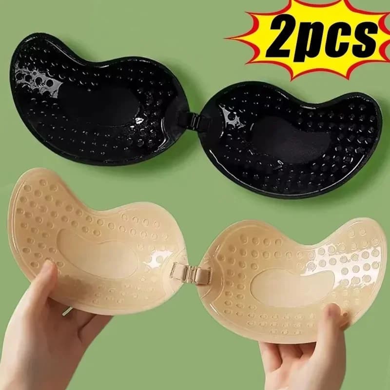 Samolepicí bezešvé push-up podprsenka bez ramínek - hedvábně měkké prádlo pro ženy