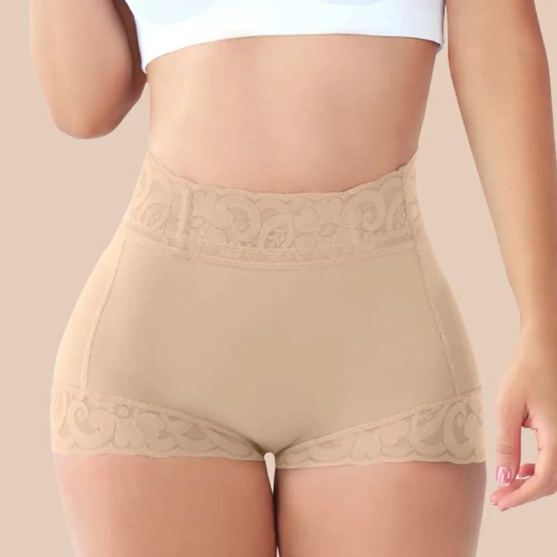 Dámské zeštíhlující stahovací kalhotky s efektem push-up a modelací postavy