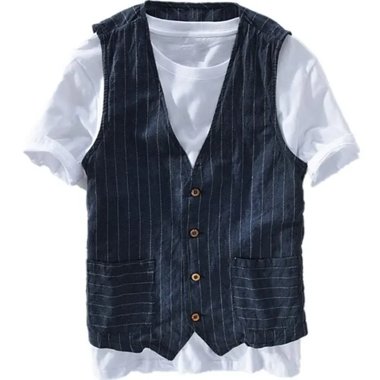 Pánská pruhovaná košile dlouhý rukáv elegantní slim fit pracovní oděv casual styl