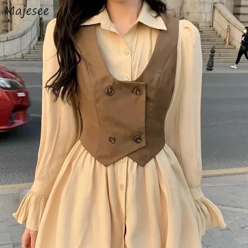 Dámská elegantní vesta bez rukávů - módní crop top v béžové barvě pro volný čas a kancelář