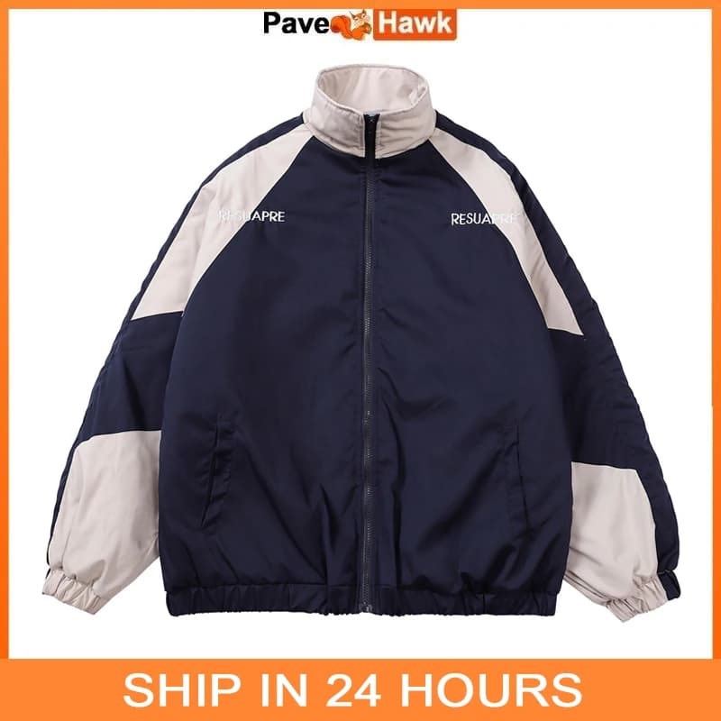 Pánská/dámská jarní bunda ve stylu college - lehká sportovní mikina barevné bloky unisex