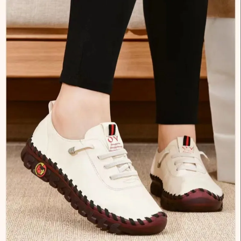 Dámské ortopedické ploché boty slip-on 2025 Mokasíny baleríny pro ženy nemocniční