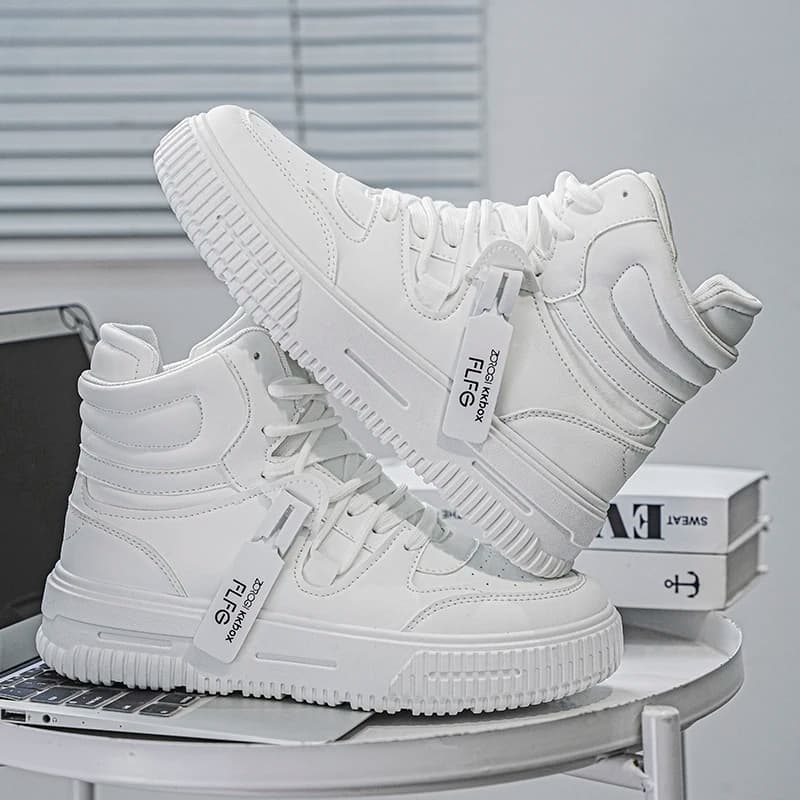 Pánské tenisky módní pohodlné s protiskluzovou podrážkou odolné každodenní casual kotníkové boty