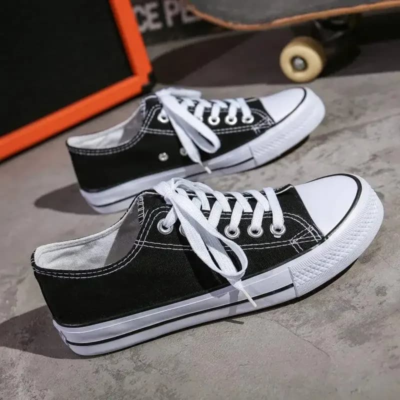 Pánské prodyšné plátěné tenisky nízký střih korejský styl letní casual