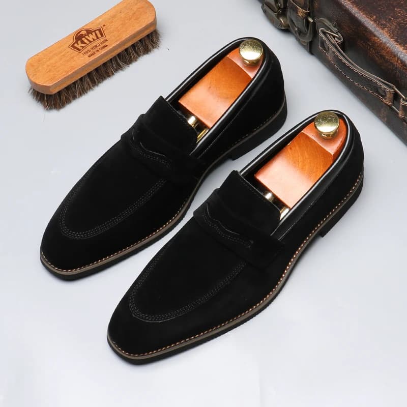 Pánské casual kancelářské boty Penny loafers mokasíny Britský styl na párty a svatbu