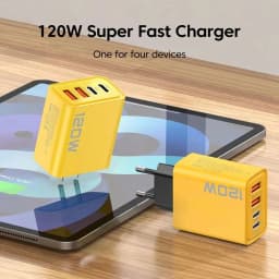 4portová USB-C PD nabíječka Quick Charge 3.0 nástěnná USB nabíječka do telefonu s rychlonabíjením pro iPhone 16 15 14 Samsung Xiaomi Huawei - náhled 2