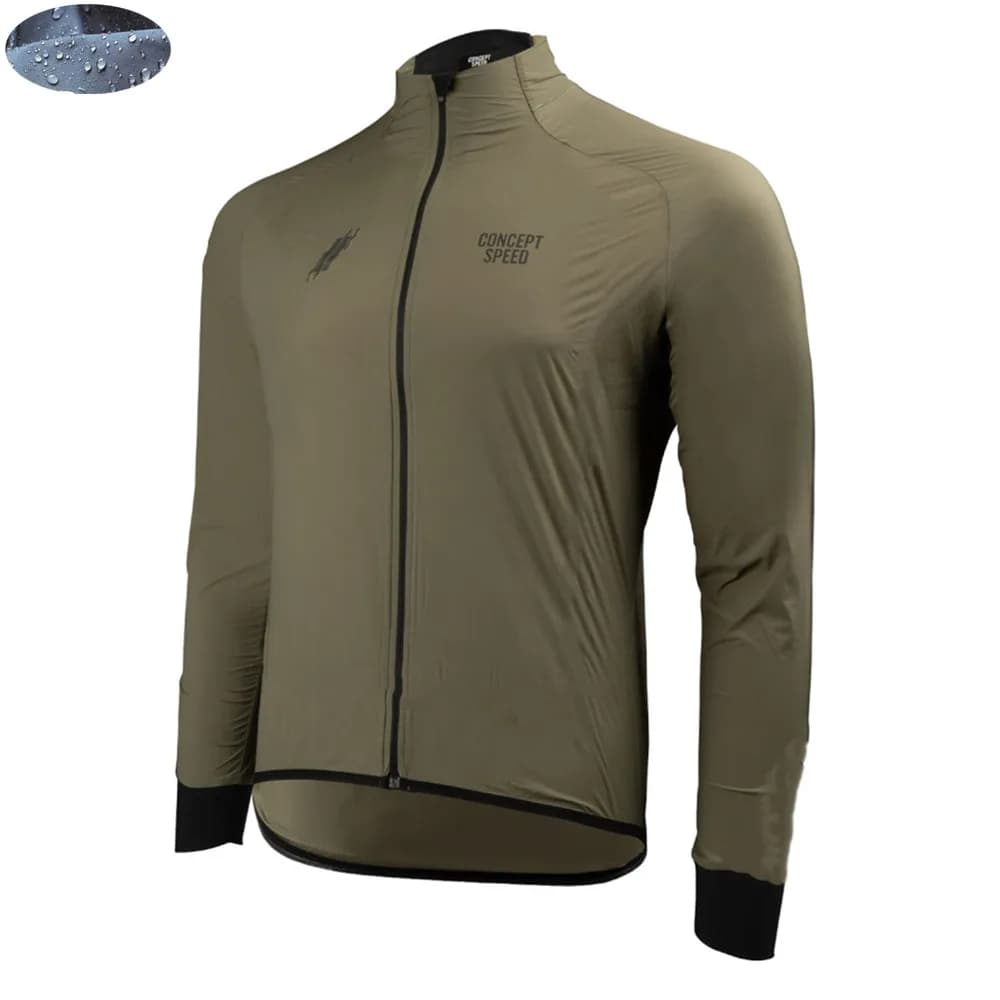 Concept Speed Outdoor Voděodolná větrovka Lehká ultralehká cyklistická nepromokavá bunda s dlouhým rukávem Ciclismo MTB vybavení