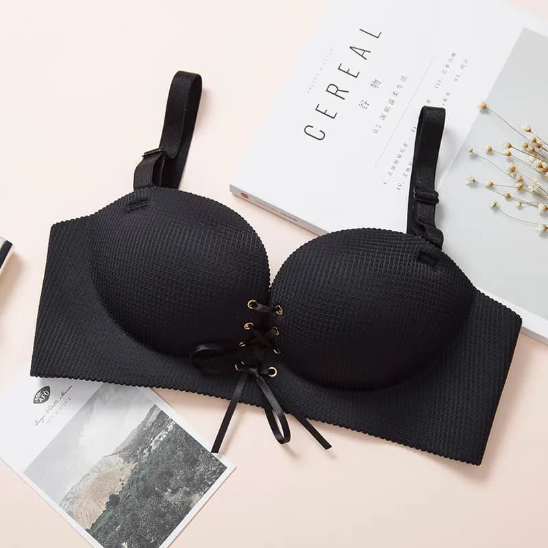 Módní dámská sexy bezešvá push-up podprsenka ženské spodní prádlo bezdrátová podprsenka pro ženy super gather podprsenka bralette podprsenka