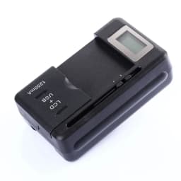Zbrusu nová univerzální nabíječka mobilních baterií, zástrčka EU/US, LCD displej s indikátorem, nabíjení, USB port, adaptér, nabíječky mobilních telefonů - náhled 5