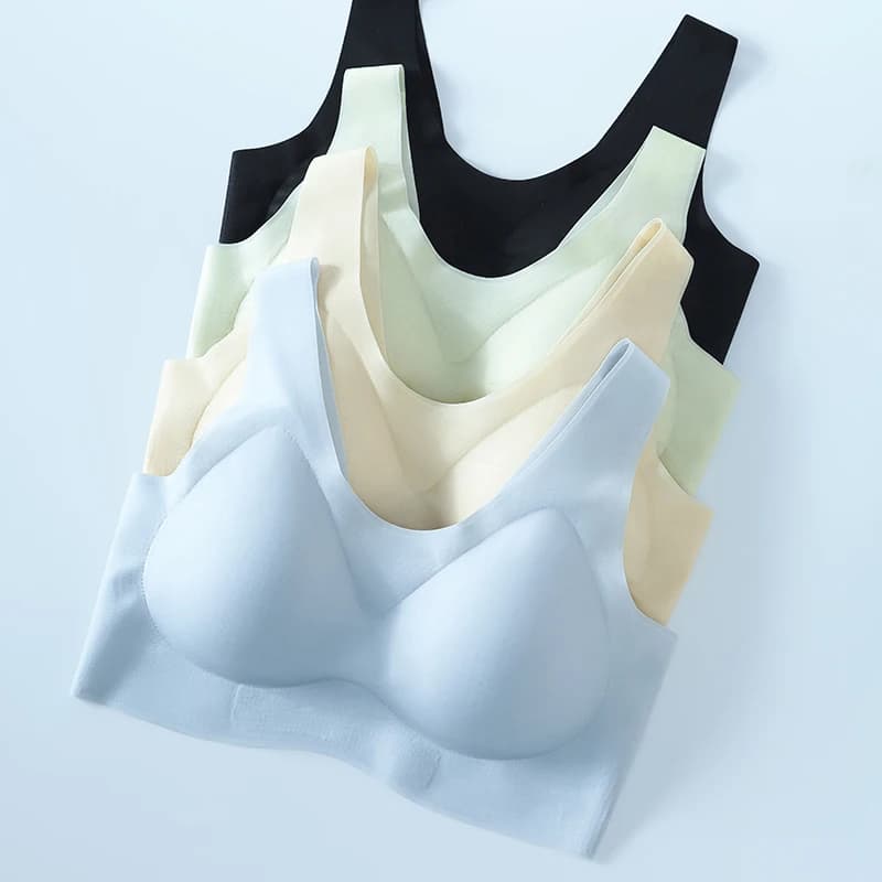 Podprsenky pro ženy bezešvé bezdrátové ultra tenké podprsenky prodyšné letní spací bralette sportovní podprsenka vesta spodní prádlo top barevná podprsenka