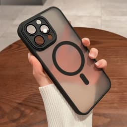 Magnetický luxusní matný průsvitný nárazuvzdorný kryt pro iPhone 16 15 14 13 12 17 Pro Max Plus MagSafe bezdrátové nabíjení - náhled 3