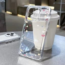 Roztomilý třešňový kryt na telefon s mašlí pro iPhone 16 Pro Pouzdro pro iPhone 15 13 17 11 12 14 Pro Max 16E XR XS 7 8 Plus SE Nárazuvzdorný průhledný kryt - náhled 3