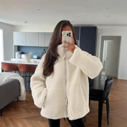 New Women's Fleece Jacket Autumn Winter Zipper Outerwear Warm Plush Jackets Harajuku Casual Loose Fe