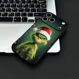 Vánoční zelené monstrum pouzdro na telefon pro iPhone 17 16 15 11 12 14 13 Pro Max Mini X XS XR 7 Plus SE 16E nárazuvzdorný silikonový kryt - náhled 5