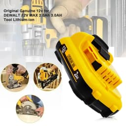 1-4 balení 12V náhrada za lithium-iontové baterie Dewalt DCB120 12V 3,0Ah baterie DCB125 DCD710 DCB124 baterie pro elektrické nářadí - náhled 3