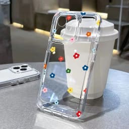 Roztomilý třešňový kryt na telefon s mašlí pro iPhone 16 Pro Pouzdro pro iPhone 15 13 17 11 12 14 Pro Max 16E XR XS 7 8 Plus SE Nárazuvzdorný průhledný kryt - náhled 4