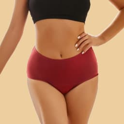 Menstruační kalhotky Plus Size, nepromokavé, dámské, pevné bavlněné, savé, pohodlné, fyziologické spodní prádlo - náhled 3