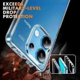 Silikonové pouzdro s 360° krytem pro Xiaomi Redmi 13 4G 13C 12C 10C 9A 9C Note 13 12 11 10 9 Pro Max 5G nárazuvzdorné PC pevné kryty Coqu - náhled 3
