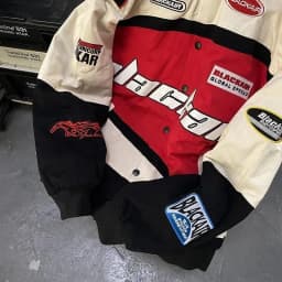 Vintage závodní bunda pro ženy, nadměrné velikosti, korejské streetwear motocyklové hip hopové motocyklové bundy, dámské párování baseballu - náhled 3
