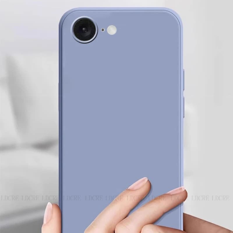 Pouzdro pro iPhone 16e Capas TPU luxusní nárazuvzdorné originální zadní tekuté silikonové pouzdro pro iPhone 16e měkké