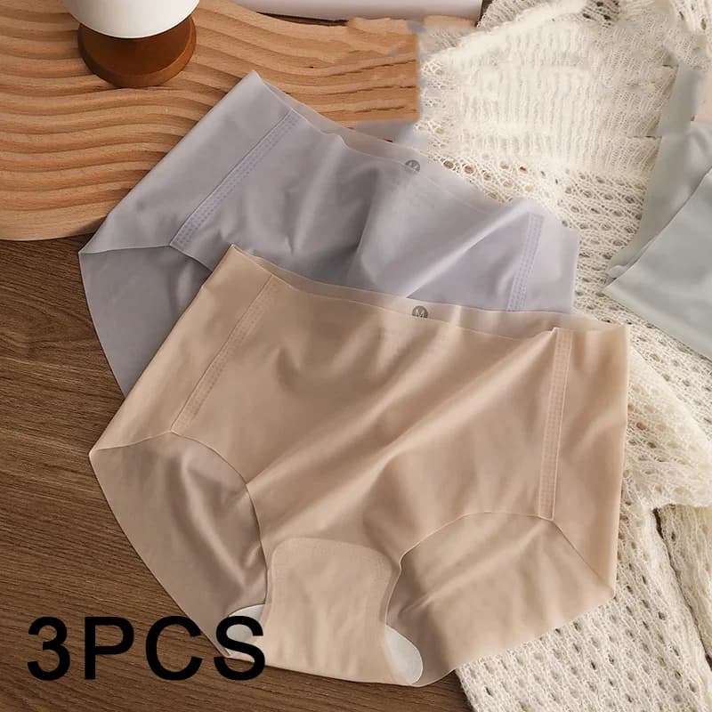 ks/sada dámské sexy ledové hedvábné kalhotky bezešvé spodní prádlo dámské průhledné kalhotky pohodlné prodyšné dámské kalhotky