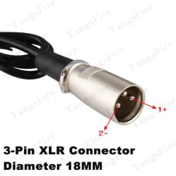 Nabíječka lithiových baterií 54,6 V 2 A 13 Series pro 48 V elektrický skútr a jízdní kolo, lithium-iontová nabíječka baterií XLR, vysoce kvalitní napájecí adaptér - náhled 4