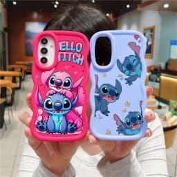 Kryt Y2K Stitch s motivem kresleného filmu pro Samsung Galaxy S25 S24 S22 S23 Ultra Plus A56 A55 A16 A36 A15 A17 A54 A34 A35 A26 A33 - náhled 3