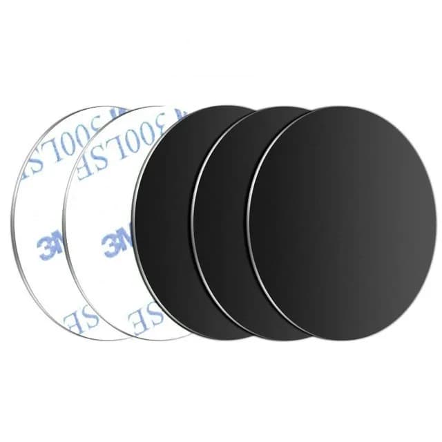 Kovová samolepka pro magnetický držák telefonu do auta, železná samolepka na disk, magnetický držák na tablet, stůl, auto, telefon, stojan, kulatý