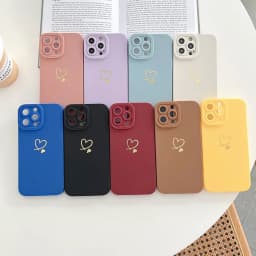 Silikonový kryt s motivem srdce pro Samsung Galaxy A56 A36 A34 A54 A33 A53 A52 5G S24 S25 S23 Ultra S22 Plus S21 FE Note 20 - náhled 2