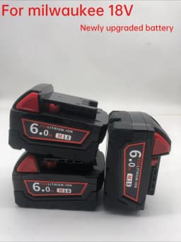 100% New 18V 8.0Ah For Milwaukee M18 Battery Li-Ion Replacement Battery For Milwaukee 18V M18 48-11-
