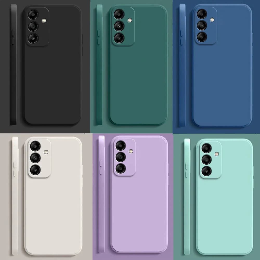 Ultra tenký matný kryt s jednobarevným povrchem pro Samsung Galaxy A17 A07 A16 A26 A36 A56 A15 A25 A35 A55 A14 A24 A34 A54 5G Soft TPU kryt