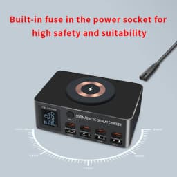 1080W GaN USB C nabíječka 8-portová stolní nabíječka typu C 330W PD3.0 PPS QC3.0 rychlé nabíjení pro MacBook Tablet Samsung iPhone 15 16 - náhled 3
