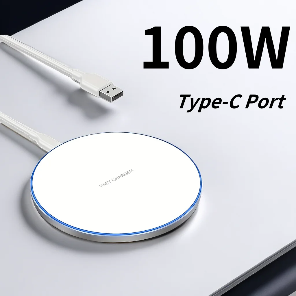 100W bezdrátová nabíječka pro Apple 14 15 13 12 11 Pro XS Max Mini XR indukční rychlá bezdrátová nabíjecí podložka pro Samsung Xiaomi Huawei